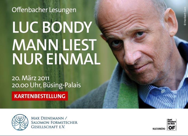 Luc Bondy - Mann liest nur einmal